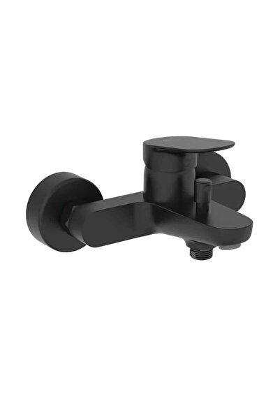 İdeal Standard Baterie cadă-duș Ceralife O negru mat – 156 mm, montaj la supr...