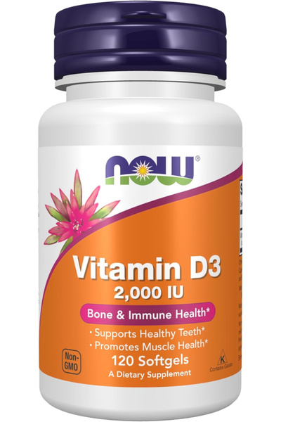 Now Food Now Foods Vitamin D - 3 2000Iu, 120 Softgels