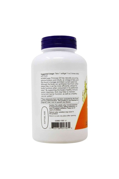 Now Food Now Super Primrose 1300Mg, 60 Softgels