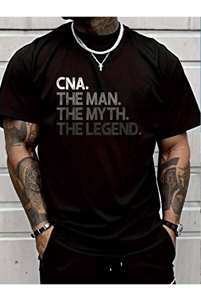 4CR 100% Cotton CNA The Man Myth Legend Gift T-Shirt Men's Women's Vintage Su...