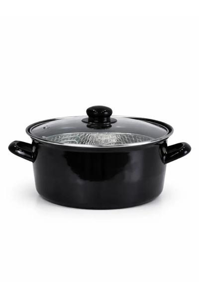 prokitchen Enameled Glass Lid Potato Pepper Pumpkin Sausage Eggplant Frying P...