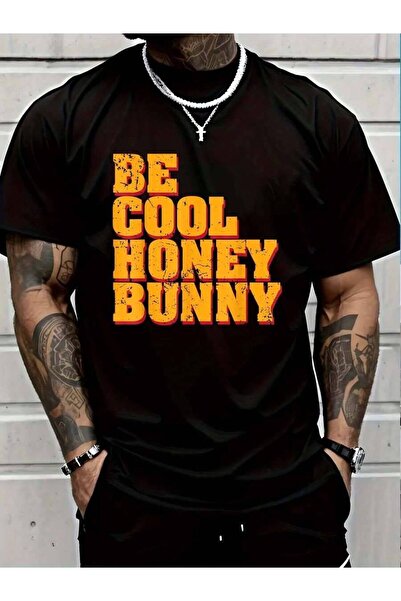 4CR تي شيرت 100% قطن من Be Cool Honey Bunny للرجال والنساء، تي شيرت برسومات ج...