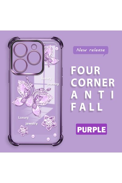 ucuc Infinix Smart 8/8 Pro Compatible Transparent Back Four Corners Reinforce...
