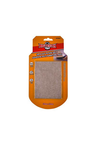 BIG TEETH 2PC Self Adhesive Furniture Pads 10.8cm x 15cm