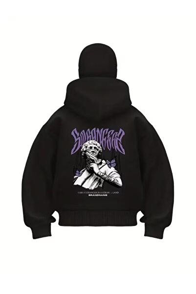 AZIZI TEKSTIL Φούτερ Ninja Unisex με μάσκα χιονιού Ζακέτα με 2 νήματα χοντρό ...