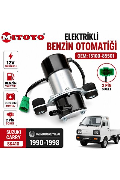 MITOYO Elektrikli Benzin Otomatiği 15100-85501 Suzuki Carry SK410 Yakıt Pompa...