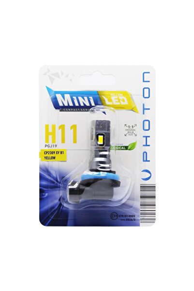 Photon Mini H8 H9 H11 H16 YELLOW SARI Compact Led