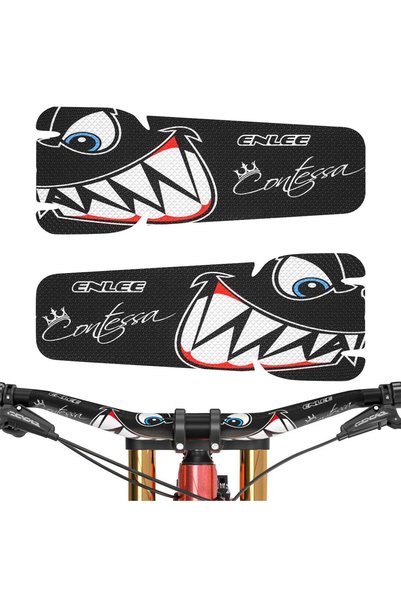 SARİSSA BİSİKLET ENLEE Bisiklet Gidon Etiketi FG-91 Shark Darbelere Aşınmalar...