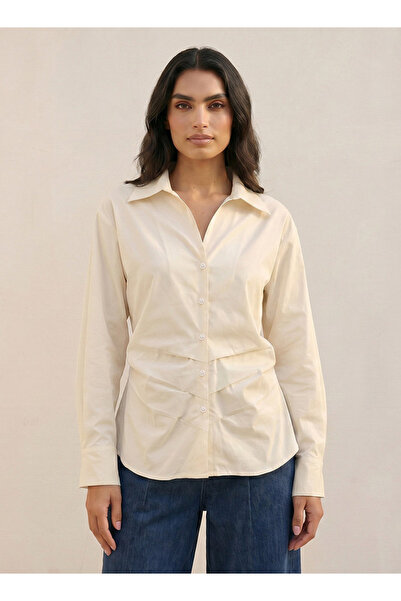 Iconic Poplin Shirt with Volume Sleeves