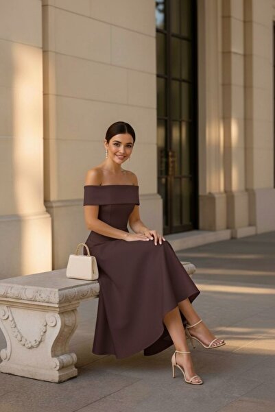 ENDAMIM Strapless Long Evening Dress Flared Skirt Zipper Wedding Engagement G...