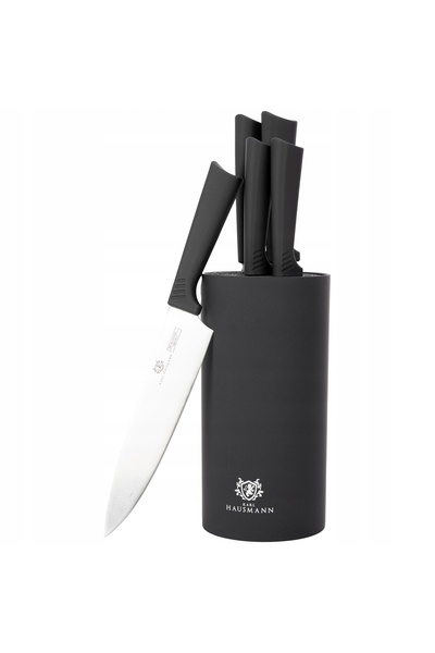 Karl Hausmann SET COMPLET DE CUȚITE DE BUCĂTĂRIE  "KNIVES IN BLOCK " 5 PIESE ...