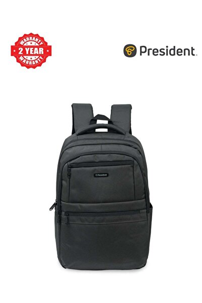 President Premium Backpack 18" (BPP14897) GREY
