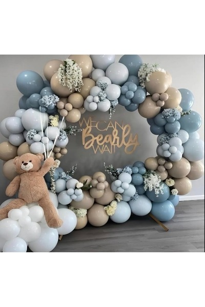 Çemrek Süs Parti Baby Circumcision Organization Balloon Set Deep Ocean Storm ...