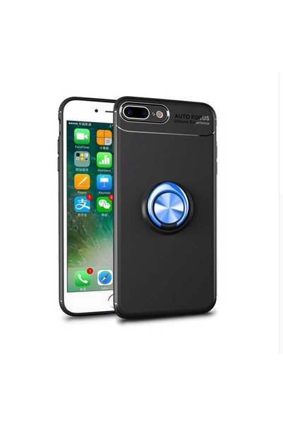 Ummeslem حافظة متوافقة مع هاتف Apple Iphone 7 Plus من السيليكون مع حامل حلقي ...