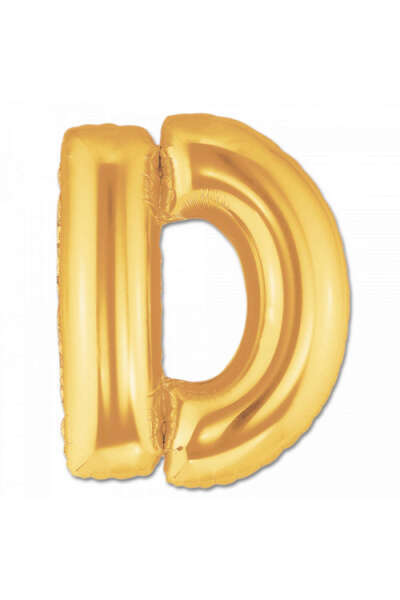 ZERO LAND Aconcept D Letter Foil Balloon Color (200622) 40 Inches