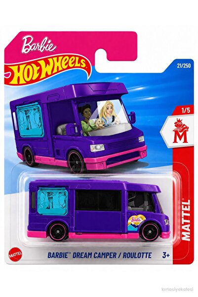 HOT WHEELS عربات فردية - باربي دريم كامبر رولوت