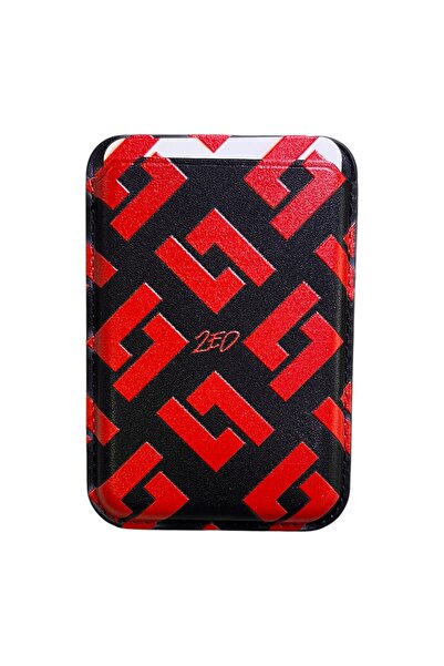 zed Desenli kart tutucu slim Magsafe cüzdan