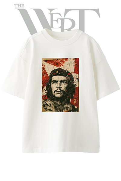 THEWERT Che Guevara_1 Dizajn T-shirt majica sa štampanjem, unisex, bela, veće...