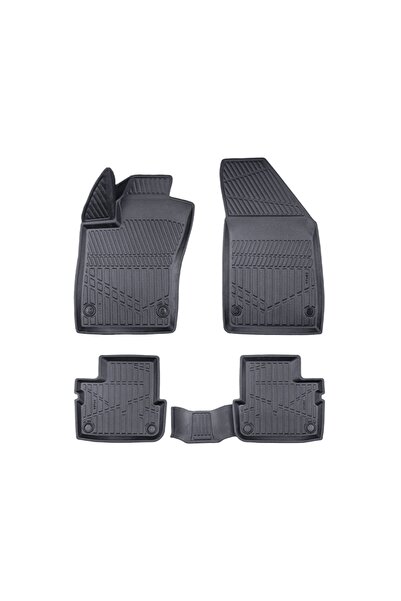 DELUXETUNING Set covorase auto cauciuc Fiat Tipo, Egea Hybrid 2021->, forma t...