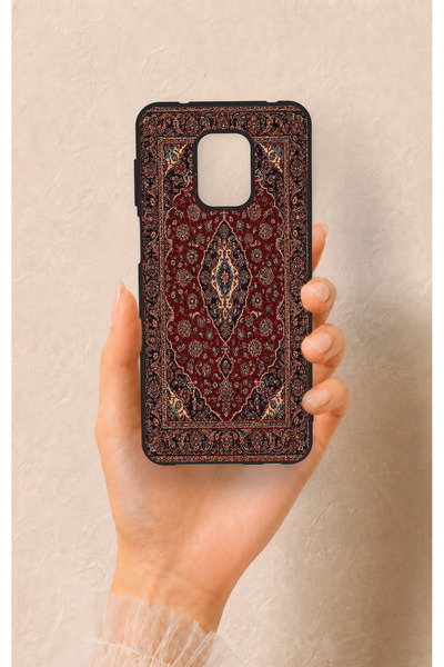 Vip Case Redmi Note 9 Pro 9S Uyumlu Acem Halı Desenli Silikon Kılıf