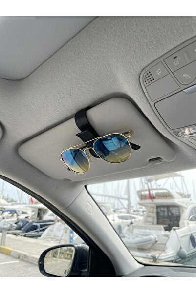 Onflow 2-Pack In-Car Sun Visor Glasses Holder Clip – Black, Practical Clip