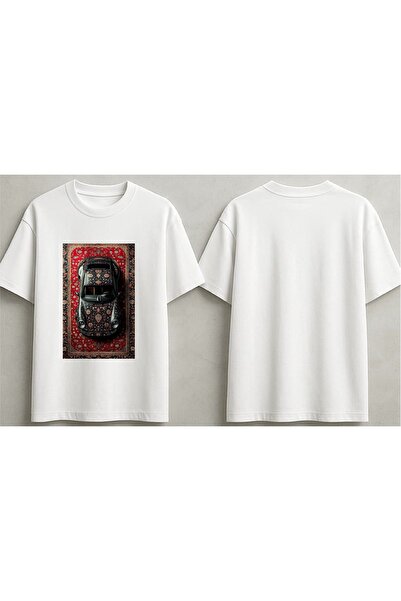 ELFERA TRICOU UNISEX CU IMPRIMEU ETNIC CU MODEL AUTO