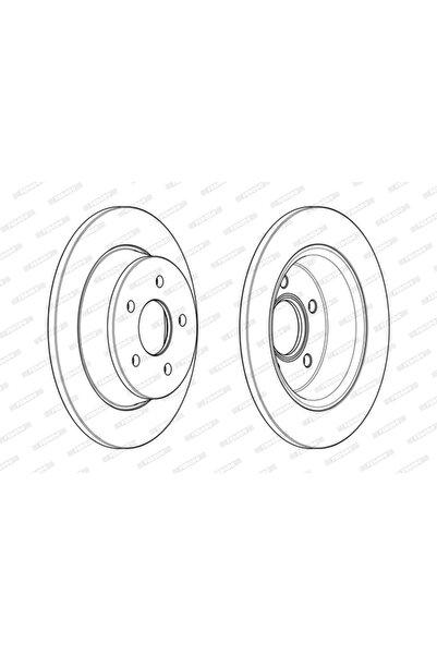 FERODO Set Discuri Frana Ford C-Max 2/Grand C-Max/Kuga 2 2010-2022