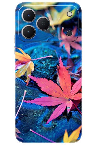 TECNO Spark 50 4G (KN4n) Uyumlu Kılıf Desen Baskılı Silikon Yapraklar STK:702...