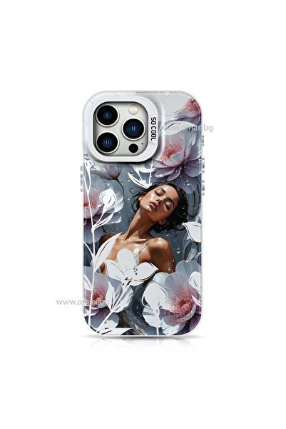 Luxo Husă de telefon pentru Samsung Galaxy S25, Flower Girl