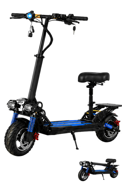 Ummelia Vigospeed 48V 3000W Foldable Electric Scooter | 10” Tires | 40 km/h M...