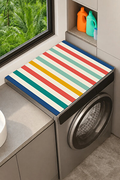Valerine Life Clothes Dryer Top Organizer Mat Coastlines Liquid-Proof Cover