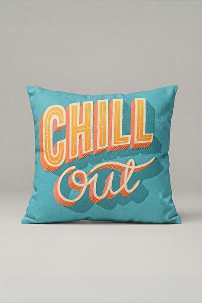 Generic Brand Turquoise Chill Out Written Cushion Cover 226 – Chill Out Club ...