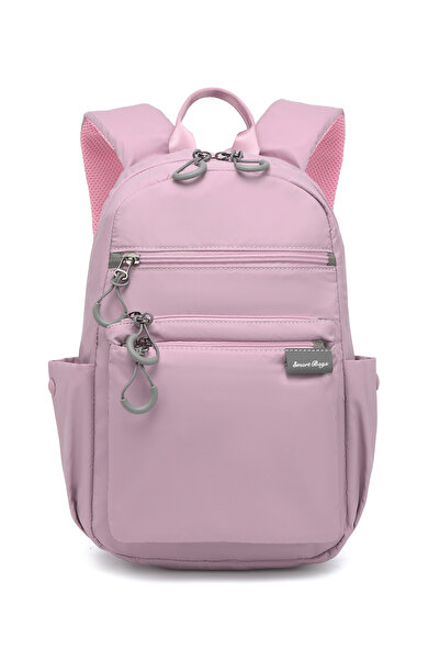 SMART BAGS Rucsac de damă din țesătură ușoară, de culoarea pielii, de zi cu z...