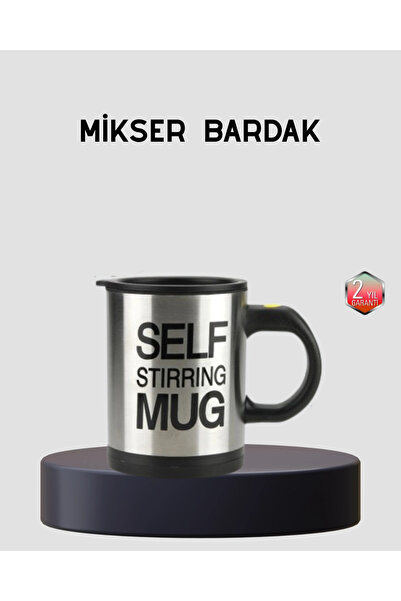 ARMÜZ Automatic Stirring Smart Mug – Stainless Steel, Heat Preservation