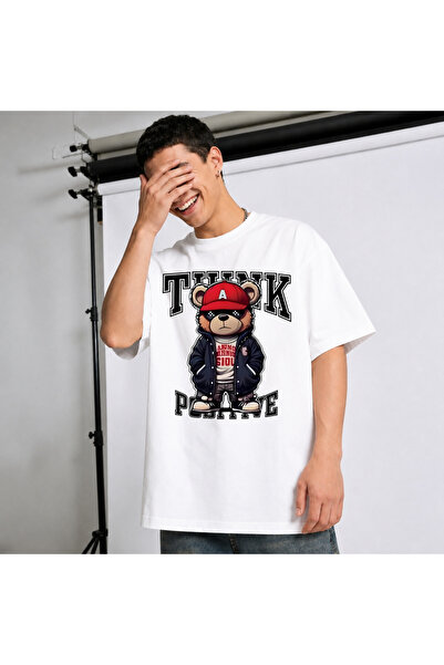 Ingift Tricou Unisex Oversize Personalizat Cartoon Street Wear Collection, 10...