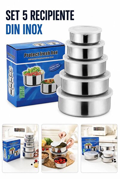 Generic Brand Stainless Steel Casseroles Top Bottom Set with Lids + Thermal B...