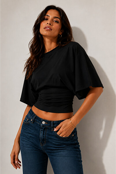 FİO & ARTE Waist-Tight Women's Blouse