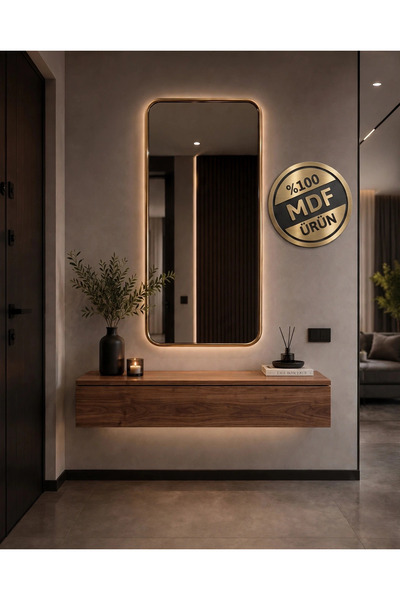ENG AHŞAP Modern Çekmeceli MDF Dresuar 80x30 cm - Dekoratif Antre Hol ve Salo...