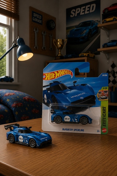 HOT WHEELS Mcmurtry Speirling - Exoticars Serisi Özel Koleksiyonluk Metal Oyu...