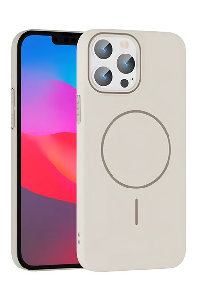 Joko غطاء ACONCEPT iPhone 15 Pro Max Broş Magsafe (74002) - كريمي