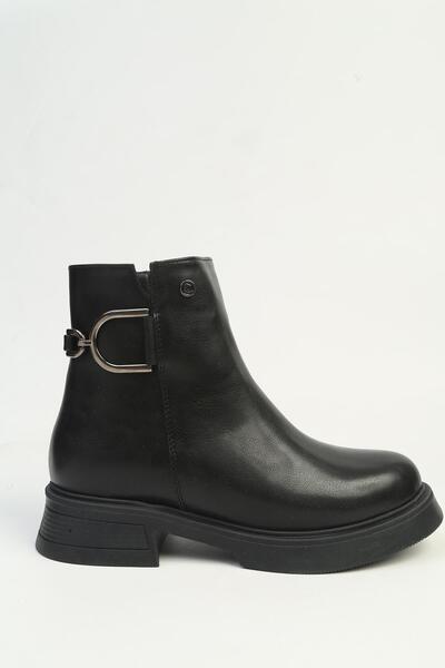 QUİEN Women's Black Boots Qu-55254