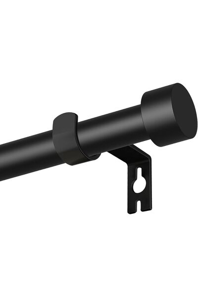 Dotail Extendable Curtain Rod, adjustable from 63 to 303 cm, 16 mm diameter, ...