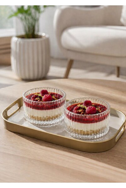 Elis Concept Prs Large Size Rayan Sultan (Sakura) 6-Piece Glass Snack Bowl Pr...