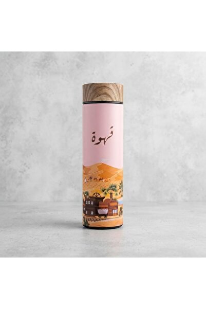 Generic قوارير فولاذية مقاومة للصدأ بتصميمات الخط العربي للفنادق والمقاهي، مع...