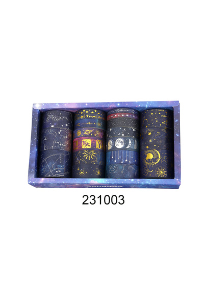 Choice9 20-volume set - A 12-Roll Retro Starry Sky Washi Tape Set, 2M Long / ...