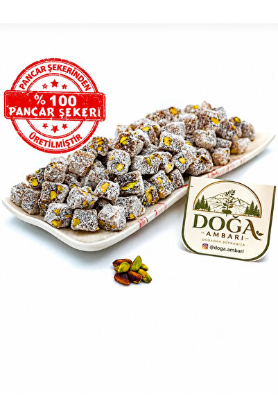 ÇİFTE KAVRULMUŞ ANTEP FISTIKLI LOKUM 1 KG