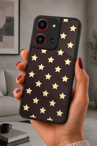 Reeder S19 Max Pro S 108MP / ZOOM Uyumlu Yıldızlı Desenli Kamera Korumalı Dar...