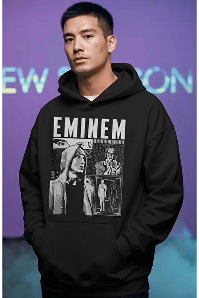 SEVBANO Eminem Rapper Singer Front Printed Unisex Oversize Premium Hoodie