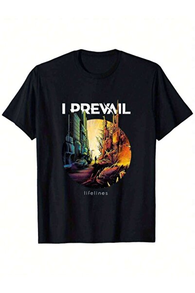 9JY I Prevail - تي شيرت Lifelines مناسب للرجال والنساء للاستخدام في الهواء ال...