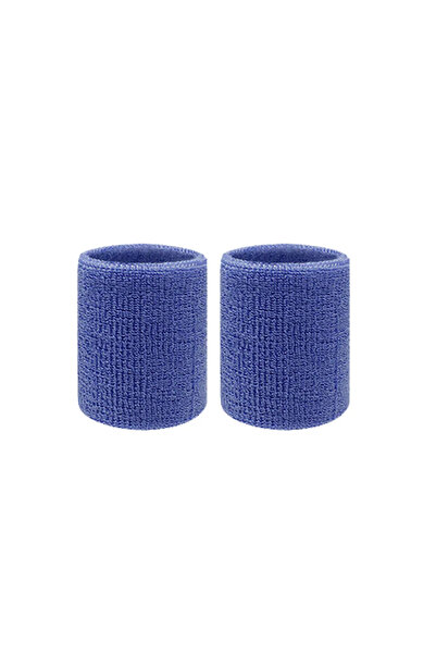 Choice20 Aolikes Lake blue 8cm AOLIKES 2 Pcs Towel Sports Wristbands Tennis S...